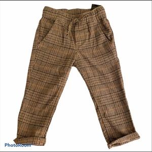 HnM brown plaid pants
